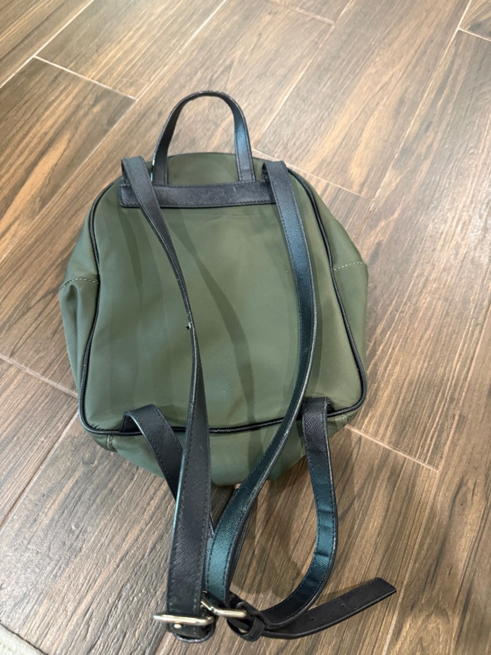 Kate Spade Olive Green mini backpack - Picture 2 of 4